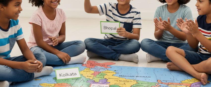 The Story Map Rhyme – Learn India’s States & Capitals the Fun Way!