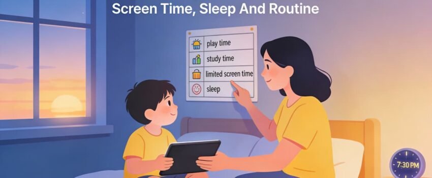 Raising Healthy Kids In A Digital Age Screen Time Sleep And Routine